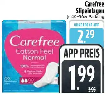Edeka Carefree Slipeinlagen Angebot