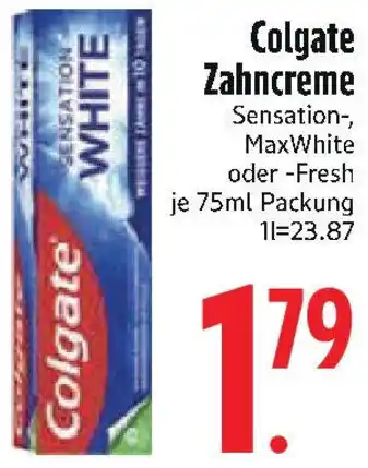 Edeka Colgate Zahncreme Angebot