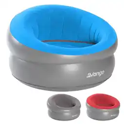 Netto Marken-Discount VANGO Luft Sessel Deluxe Camping Couch Garten Stuhl Luft Sofa Lounge Aufblasbar Farbe: Mykonos Blue Angebot