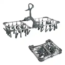 Netto Marken-Discount BO-CAMP Mini Wäschespinne Wäscheständer Wäsche Leine Trockner Klappbar Camping Angebot