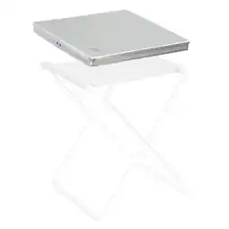 Netto Marken-Discount BO-CAMP Alu Tisch Platte Klapp Hocker Tablett Falt Angler Sitz Auflage Camping Angebot