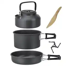 Netto Marken-Discount BRUNNER Camping Kochset Packpot Ultralite 18 Geschirr Topf Pfanne Kessel Alu Angebot
