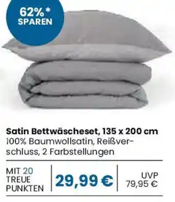 Edeka SCHIESSER Satin Bettwäscheset, 135 x 200 cm Angebot