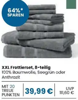 Edeka SCHIESSER XXL Frottierset, 8-teilig Angebot