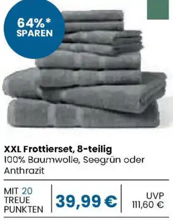 Edeka SCHIESSER XXL Frottierset, 8-teilig Angebot