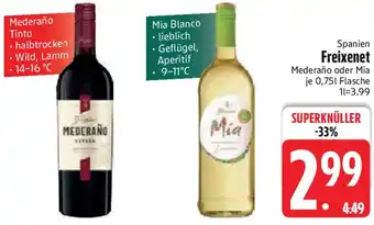 Edeka Spanien Freixenet Mederaño oder Mia Angebot
