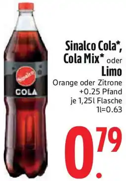 Edeka Sinalco Cola, Cola Mix oder Limo Angebot