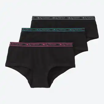 NKD Teener-Hipster-Panty mit Neonbund, 3er-Pack Angebot