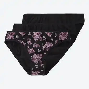 NKD Damen-Minislip mit hohem Baumwollanteil, 3er-Pack Angebot