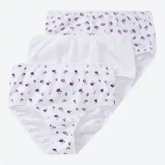 NKD Damen-Taillenslip mit Blumen-Muster, 3er-Pack Angebot