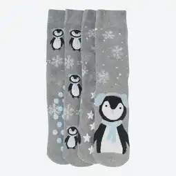 NKD Damen-ABS-Socken mit Pinguin-Motiv, 2er-Pack Angebot