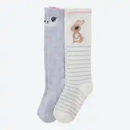 NKD Kinder-Kniestrümpfe mit Glitzerakzenten, 2er-Pack Angebot
