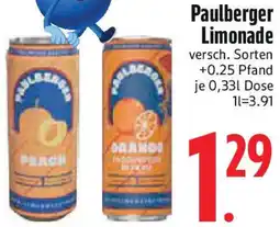 Edeka Paulberger Limonade Angebot