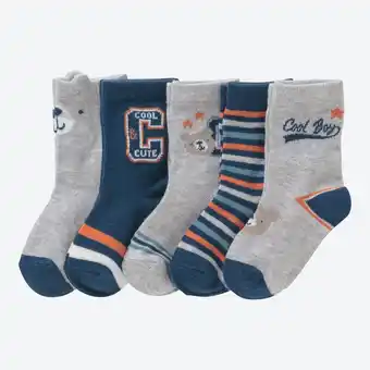 NKD Baby-Socken mit Bärchendesign, 5er-Pack Angebot