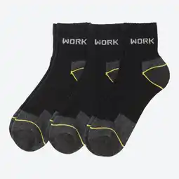 NKD Herren-Arbeitssocken mit kurzem Schaft, 3er-Pack Angebot