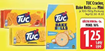 Edeka TUC Cracker, Bake Rolls oder Mini Angebot