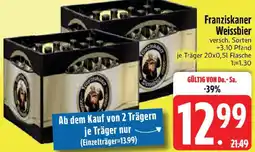 Edeka Franziskaner Weissbier Angebot
