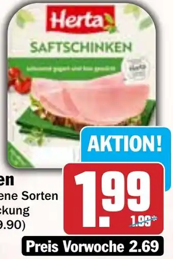 HIT Herta Schinken Angebot