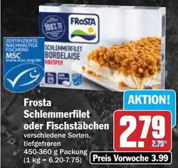 HIT Frosta Schlemmerfilet oder Fischstäbchen Angebot