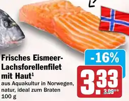 HIT Frisches Eismeer Lachsforellenfilet mit Haut Angebot