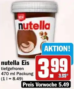 HIT nutella Eis Angebot