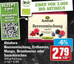 HIT Alnatura Beerenmischung, Erdbeeren, Mango, Brombeeren oder Sauerkirschen Angebot