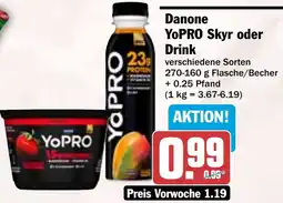 HIT Danone YOPRO Skyr oder Drink Angebot