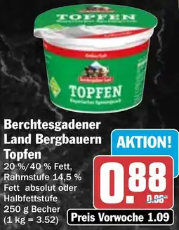 HIT Berchtesgadener Land Bergbauern Topfen Angebot