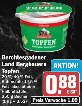 HIT Berchtesgadener Land Bergbauern Topfen Angebot