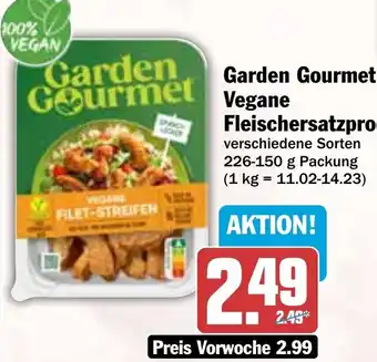 HIT Garden Gourmet Vegane Fleischersatzprodukte Angebot