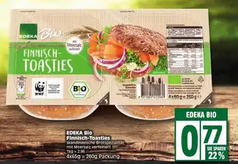 Edeka Edeka Bio Finnisch Toasties 4x65g Angebot