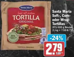 HIT Santa Maria Soft-, Corn- oder Wrap Tortillas Angebot