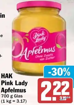 HIT HAK Pink Lady Apfelmus Angebot