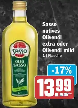 HIT Sasso natives Olivenöl extra oder Olivenöl mild Angebot