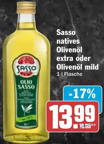 HIT Sasso natives Olivenöl extra oder Olivenöl mild Angebot