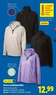 Lidl Fleece Funktionsshirt Angebot
