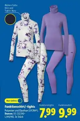 Lidl Funktionsshirt/-tights Angebot