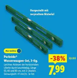 Lidl Parkside Wasserwaagen-Set, 3-tlg Angebot