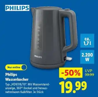 Lidl Philips Wasserkocher Angebot
