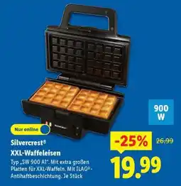 Lidl Silvercrest XXL-Waffeleisen Angebot
