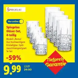 Lidl Spiegelau Gläser-Set, 4-teilig Angebot