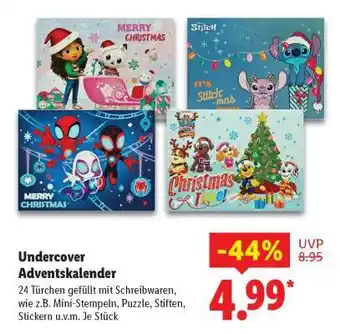 Lidl Undercover Adventskalender Angebot