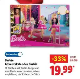 Lidl Barbie Adventskalender Barbie Angebot