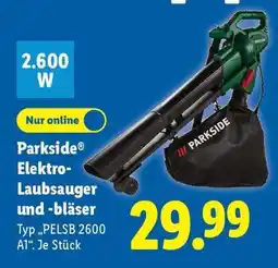 Lidl Parkside Elektro-Laubsauger und -bläser Angebot