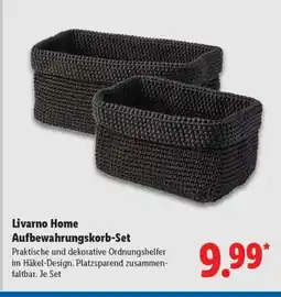 Lidl Livarno Home Aufbewahrungskorb-Set Angebot