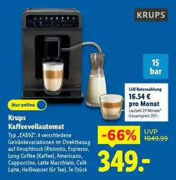 Lidl KRUPS Kaffeevollautomat Angebot