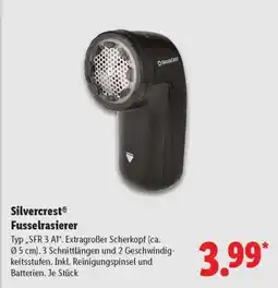 Lidl SILVERCREST Fusselrasierer Angebot