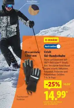 Lidl CRIVIT Ski-Handschuhe Angebot