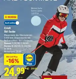 Lidl Crivit Ski-Jacke Angebot