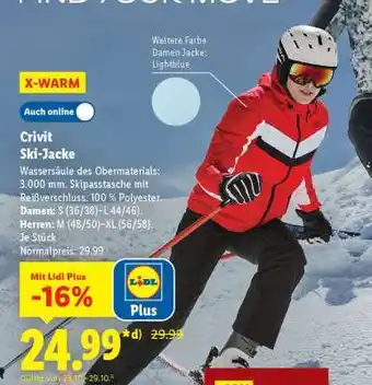 Lidl Crivit Ski-Jacke Angebot
